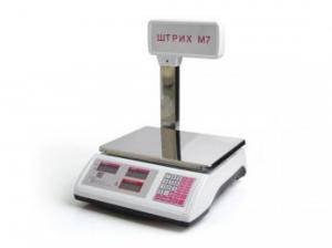 Штрих М7Т 15-2.5 Д1А LCD Торговые весы со стойкой